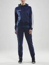Craft Hoodie Fullzip Pro Control navy blue/white Women